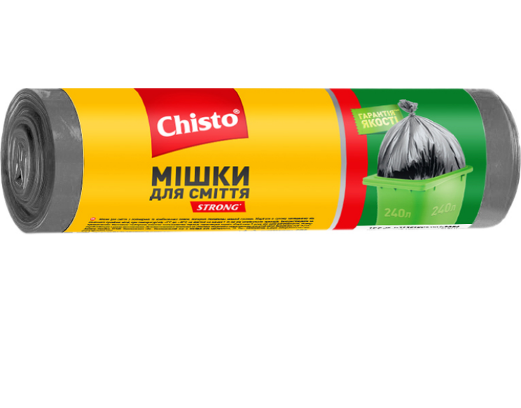 Chisto Мішки д/сміття strong 240лх5шт